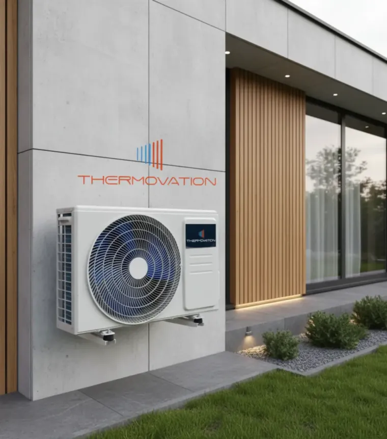 Einfache Thermovation Wandmontage